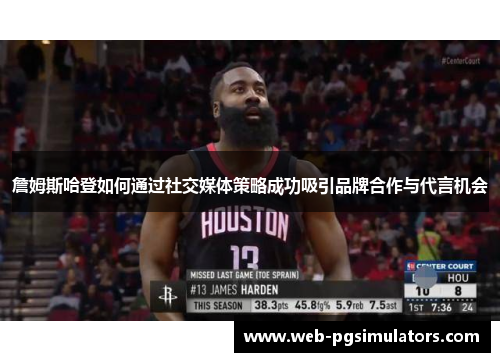 詹姆斯哈登如何通过社交媒体策略成功吸引品牌合作与代言机会