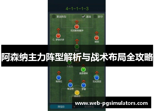 阿森纳主力阵型解析与战术布局全攻略
