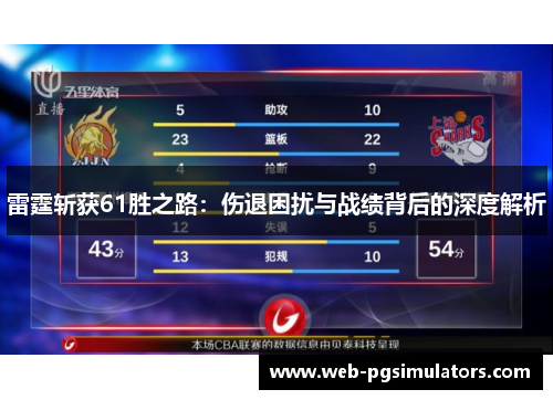 雷霆斩获61胜之路：伤退困扰与战绩背后的深度解析