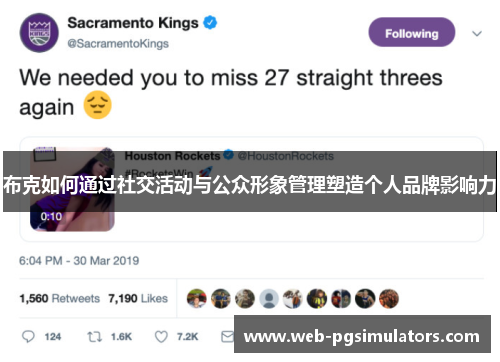 布克如何通过社交活动与公众形象管理塑造个人品牌影响力