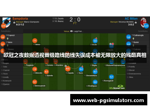 欧冠之夜数据透视晋级路线防线失误成本被无限放大的残酷真相